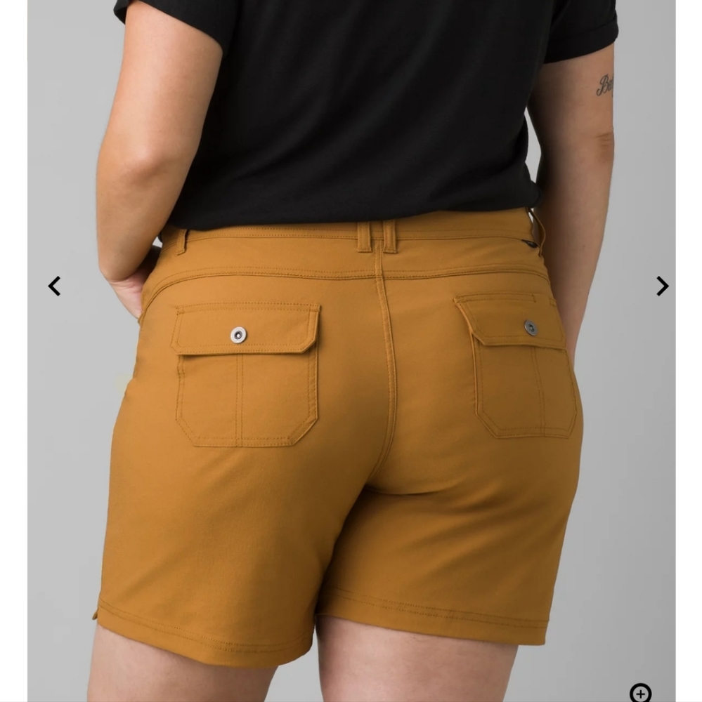 NWT Prana Plus Size 20W Halle Short II Mid-Rise Earthbound - Picture 2 of 5